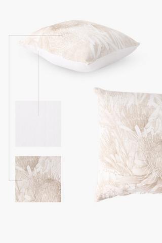 2 Pack Zoe Floral Scatter Cushion Covers, 45x45cm