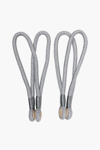 2 Pack Double Rope Magnetic Tie Back