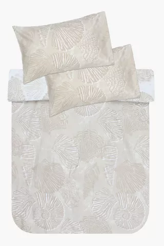 Premium Cotton Printed Kei Shell Duvet Cover Set