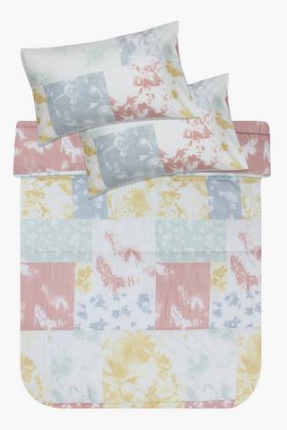 Soft Touch Butterfly Patchwork Comforter