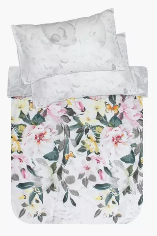 Soft Touch Printed Darling Floral Duvet Cover Set
