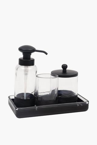 Kiwi Glass Bath Tumbler