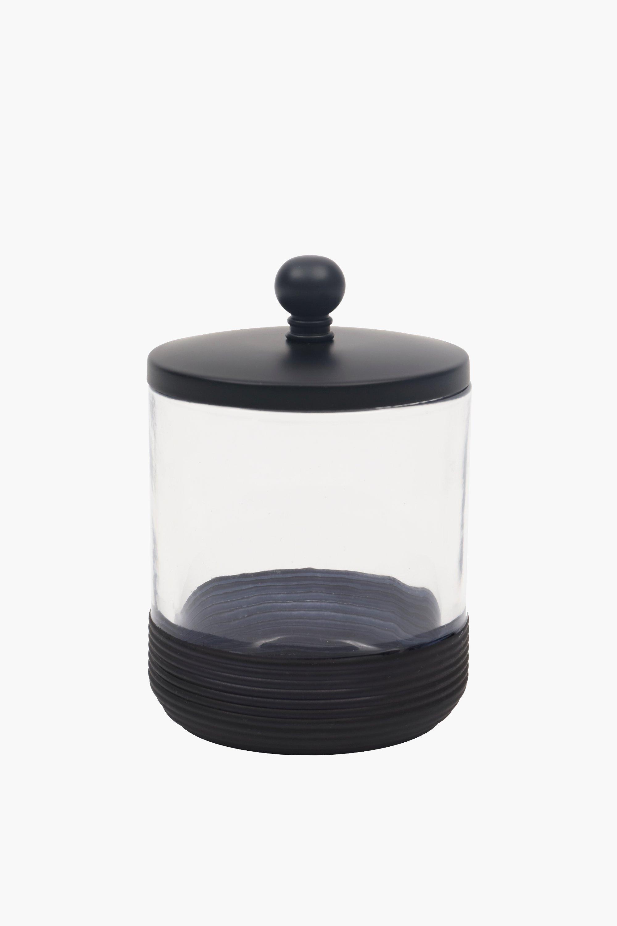 Kiwi Glass Cotton Bud Holder