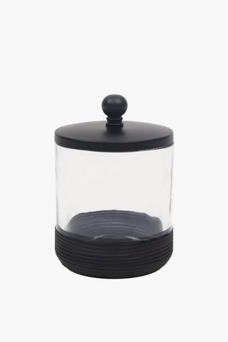 Kiwi Glass Cotton Bud Holder