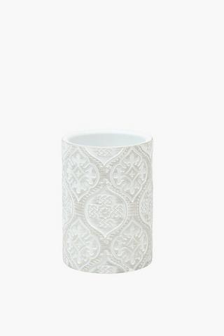 Baroque Ceramic Bath Tumbler