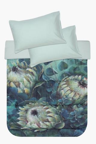 Soft Touch Photographic Botanic Comforter Set