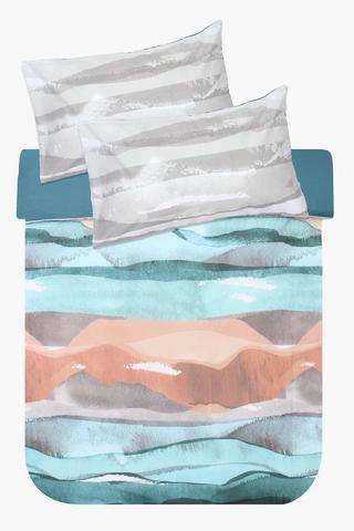Polycotton Sanguaro Abstract Duvet Cover Set