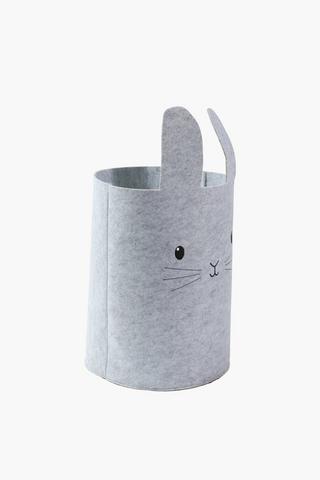 Bunny Felt Laundry Basket