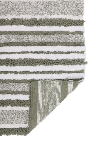 2 Piece Mingle Stripe Tufted Bath Mat Set