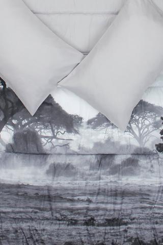 Soft Touch Printed Landscape Comforter Set
