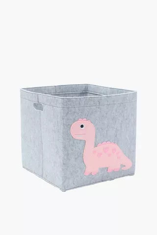 Foldable Dino Toy Basket