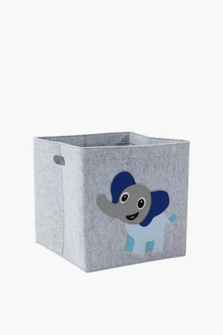 Foldable Elephant Toy Basket
