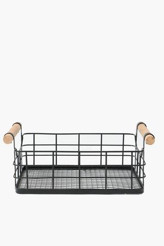 Metal And Wood Utility Crate, Large