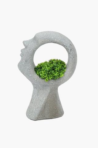 Circle Face Planter, 27x40cm