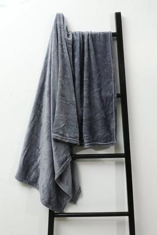 Plush Woven Flannel Blanket, 125x150cm