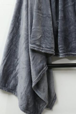 Plush Woven Flannel Blanket, 125x150cm