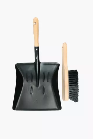 Metal Shovel And Broom Set
