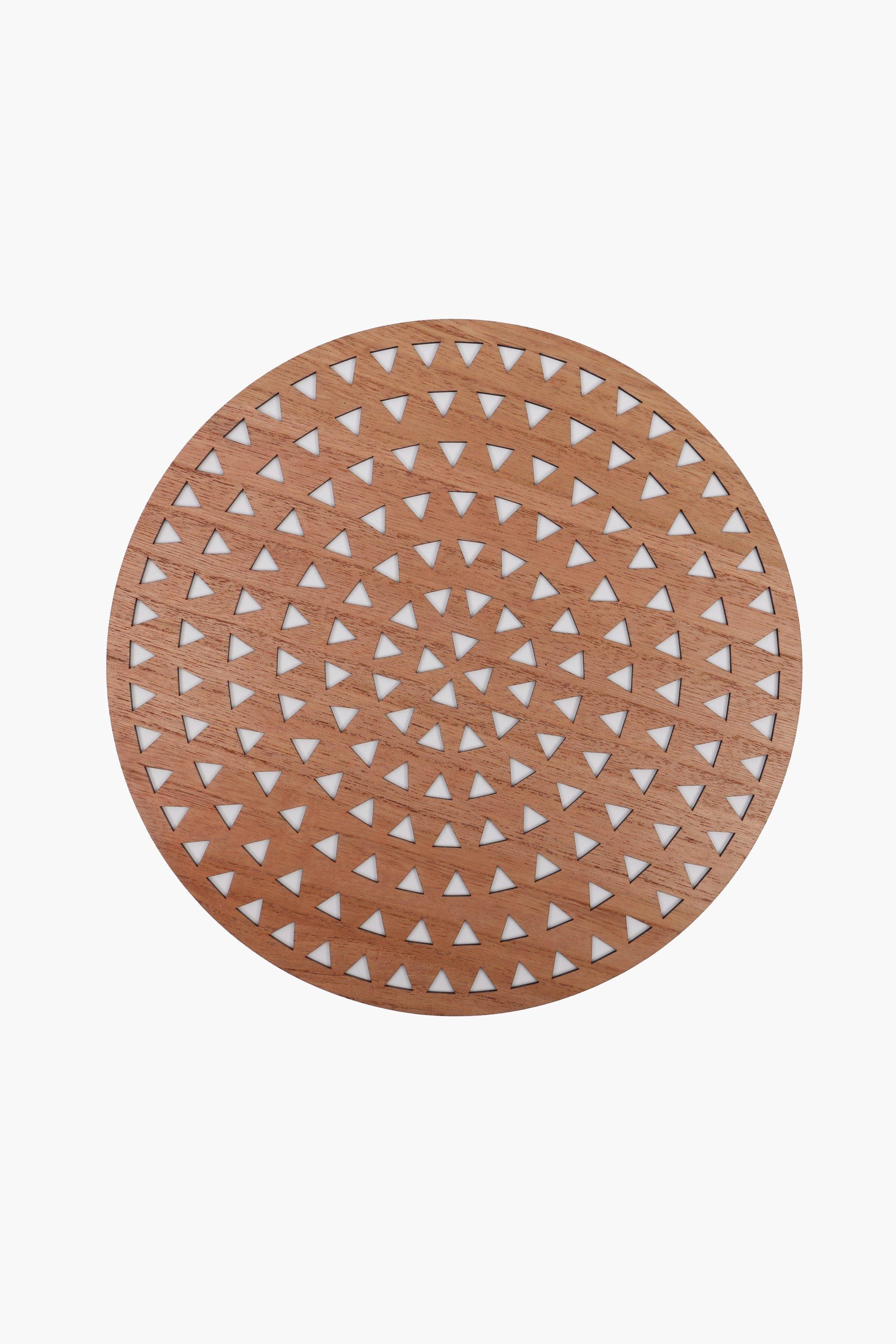 Geo Wooden Underplate