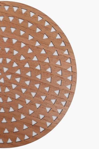Geo Wooden Underplate