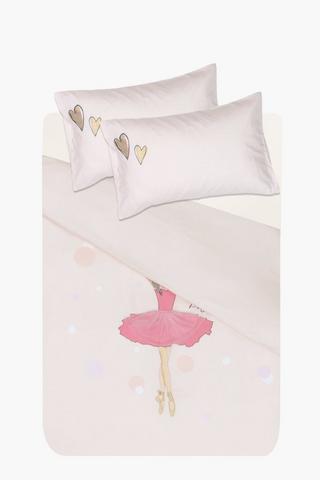 Soft Touch Ballet Reversible Duvet Cover Set