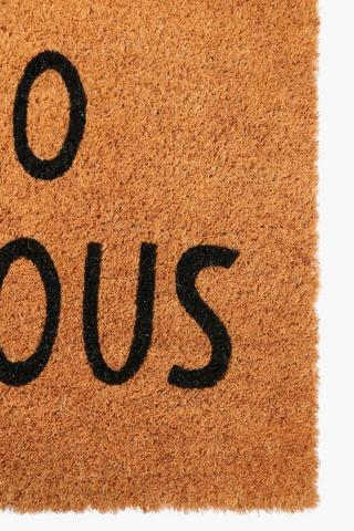 Coir Hello Gorgeous Door Mat, 40x60cm