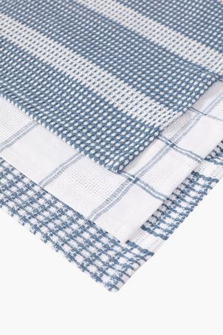 3 Pack Premium Stripe Cotton Tea Towels