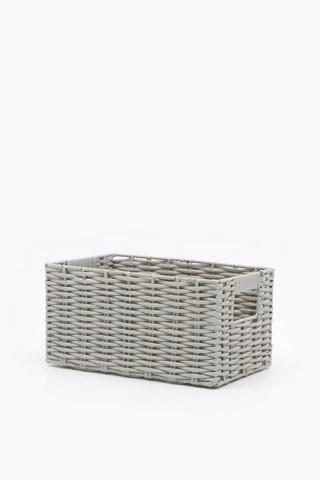 Oxford Woven Utility Basket, Medium