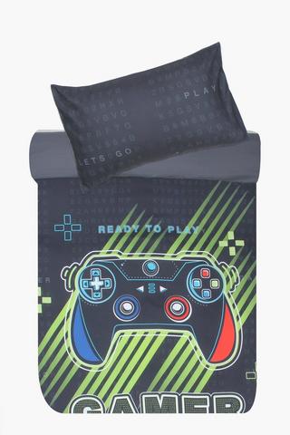 Soft Touch Gamer Reversible Duvet Cover Set