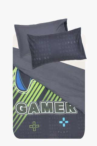 Soft Touch Gamer Reversible Duvet Cover Set