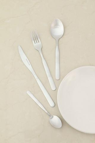 16 Piece Cutlery Set With Mesh Holder