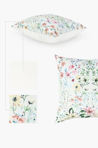 Printed Bellavista Floral Scatter Cushion, 50x50cm