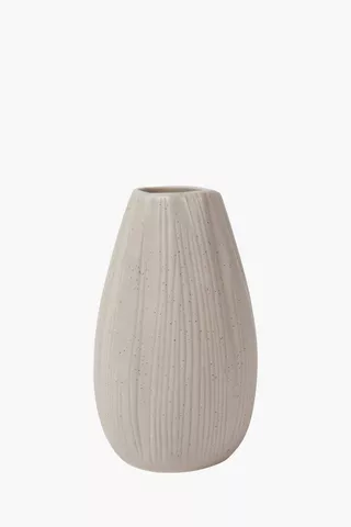 Ceramic Shell Vase, 9x14cm