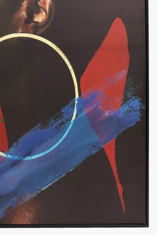 Framed Bold Femme Canvas, 90x120cm