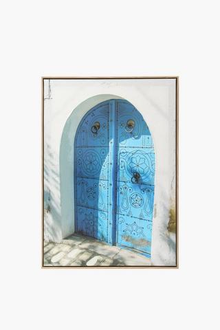 Framed Arch Door Canvas, 50x70cm