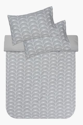 Quilted Jacquard Classic Sunrise Duvet Cover Set