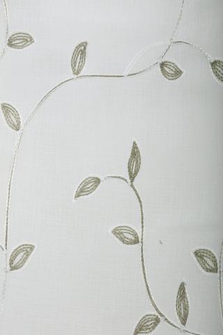 2 Pack Embroidered Vine Cafe Curtain, 110x120cm