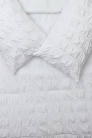 Soft Touch Seersucker Square Comforter Set