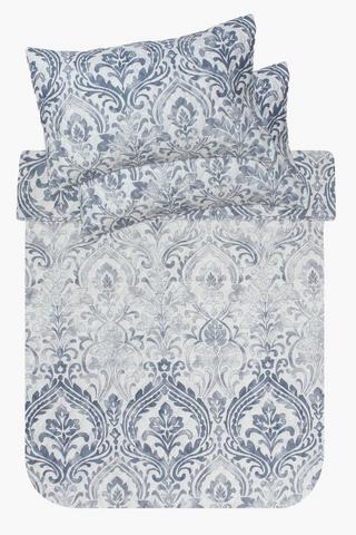 Soft Touch 3 Piece Damask Embossed Quilt, Queen To King