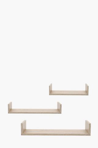 Set Of 3 Shelves, 90x150cm