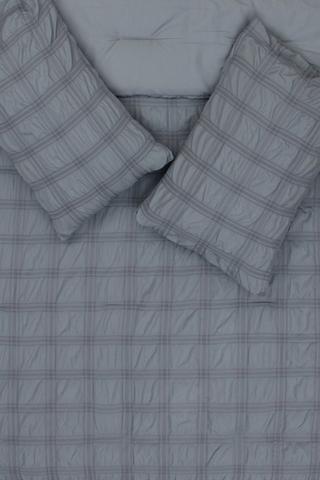 Soft Touch Seersucker Squares Comforter Set