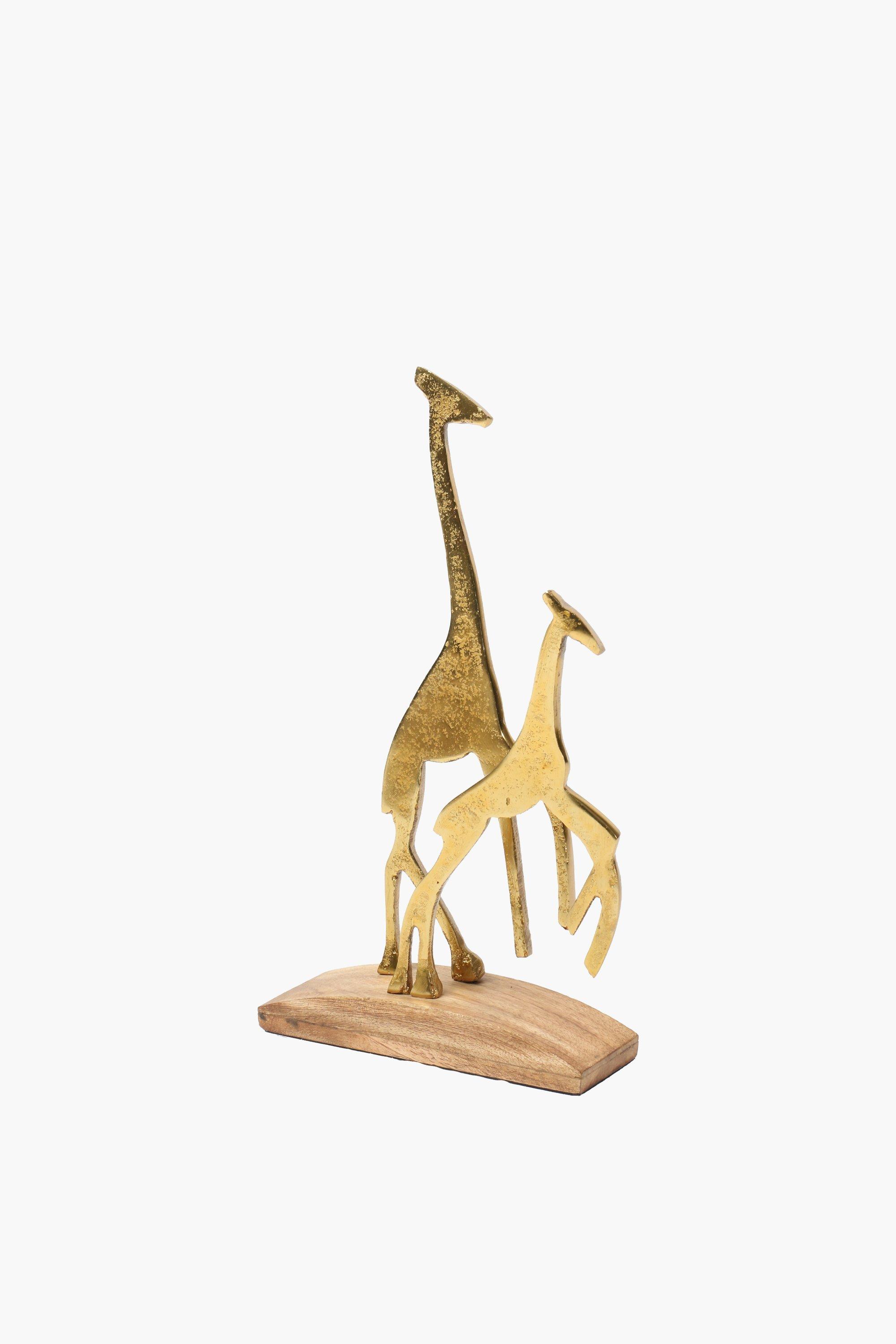 Giraffe Metal Statue 19x33cm   02 101448733 SI 00