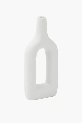 Bottle Ceramic Vase, 11x25cm