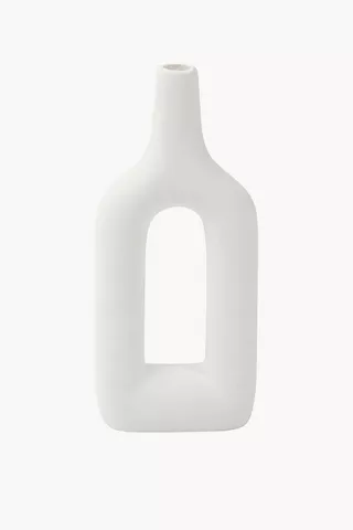 Bottle Ceramic Vase, 11x25cm