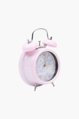 Twin Bell Tie Dye Clock