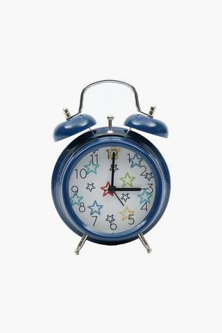 Twin Bell Zeli Star Clock
