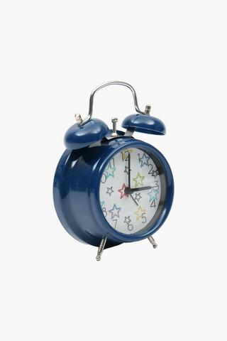 Twin Bell Zeli Star Clock