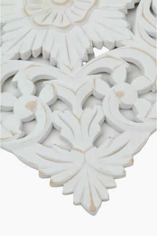 Dimensional Carved Floral, 40cm