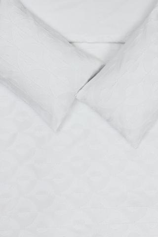 Premium Cotton Tufted Woven Jacquard Duvet Cover Set