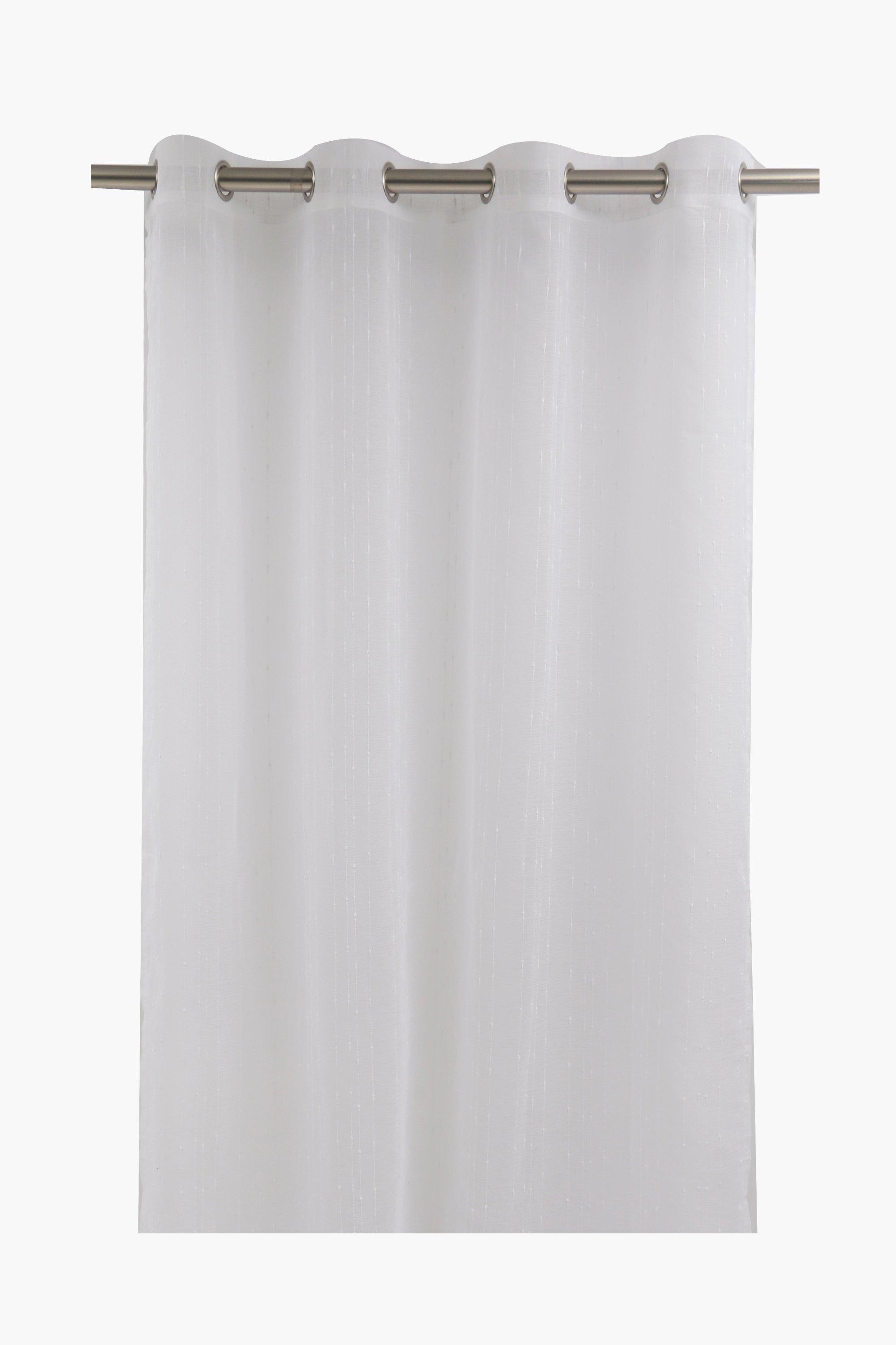 Sheer Dot Slub Taped Curtain, 230x218cm