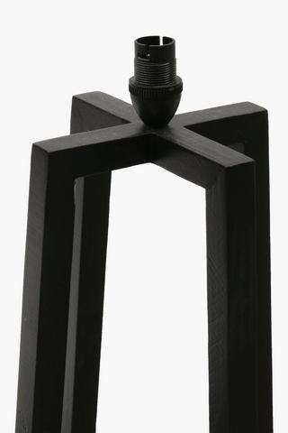 Wooden Standing Lamp Base, B22